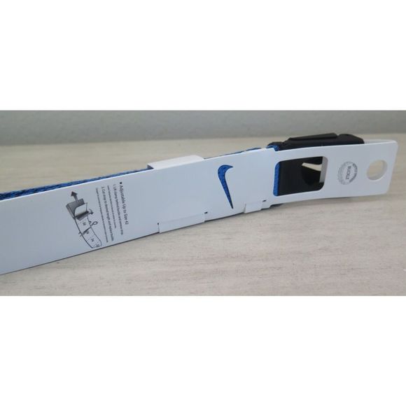 Nike Golf 11235412 72243 Men's O/S Photo Blue Web Belt - Picture 2 of 4